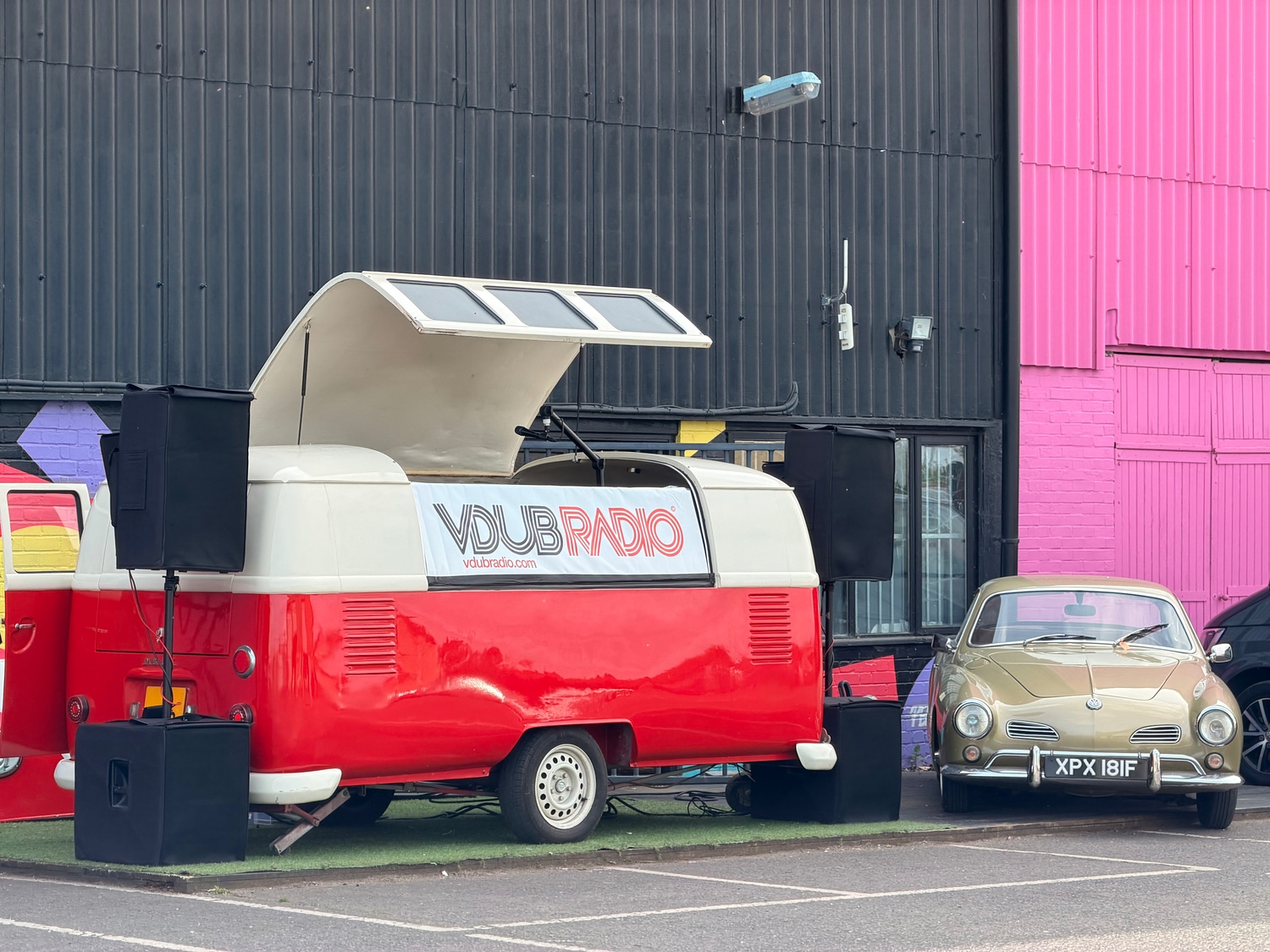 VW DJ Booth 2026 event setup