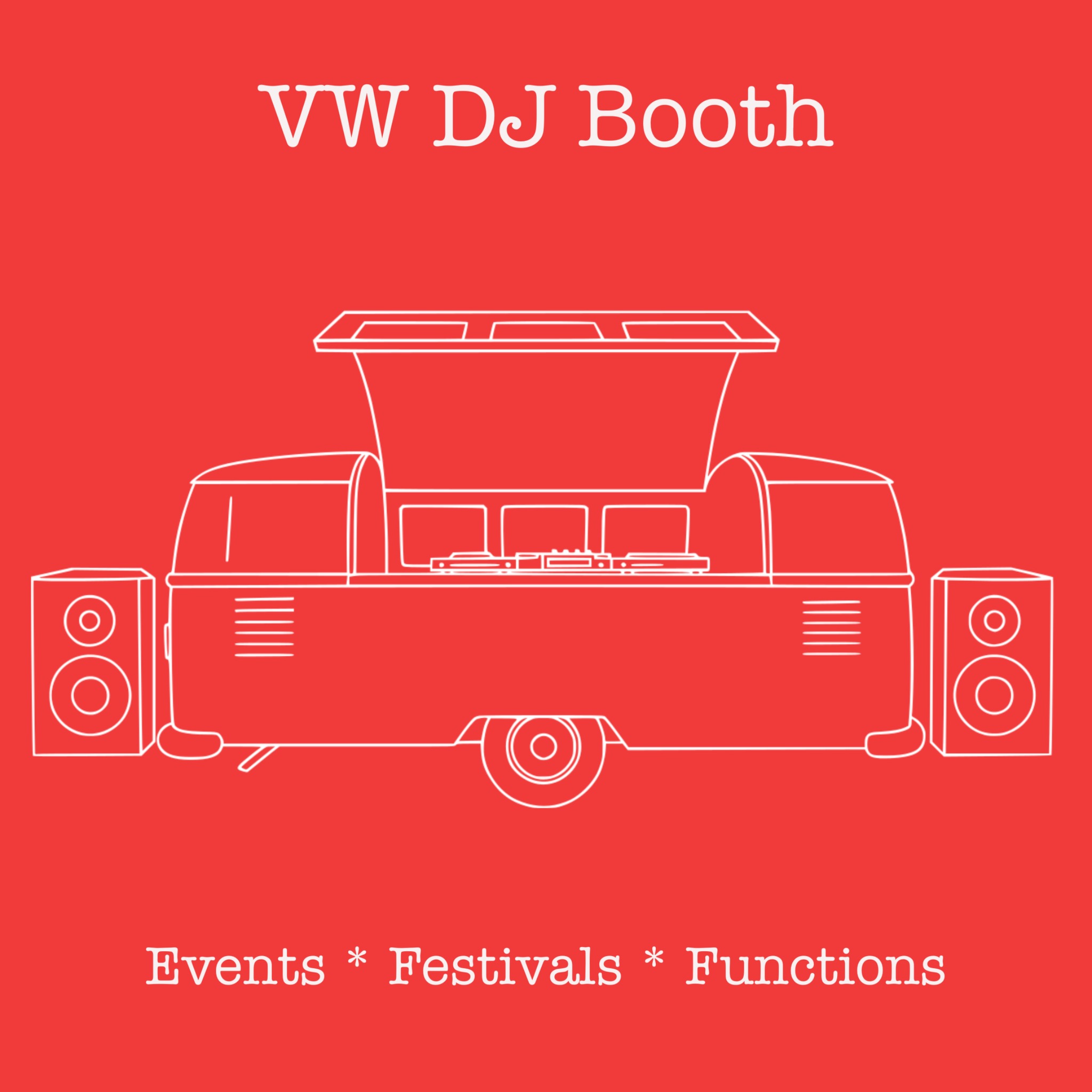 VW DJ Booth logo art
